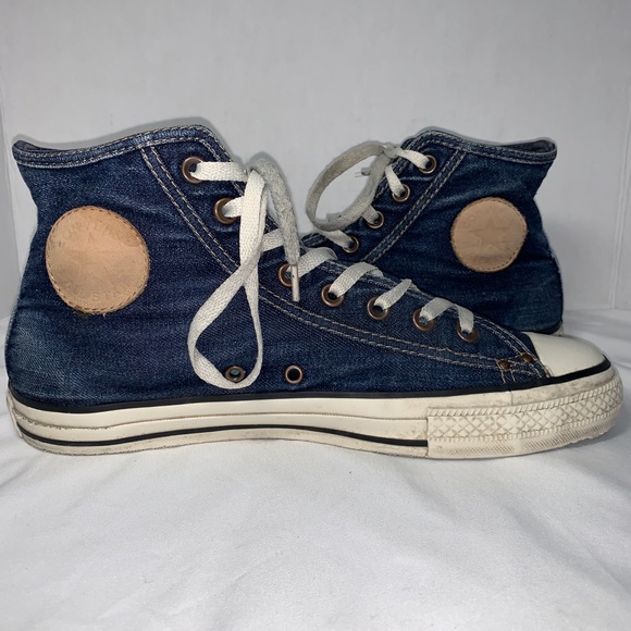 Converse Other - Converse all star high top denim shoes men’s 10